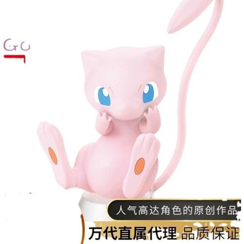Bandai Pokemon Pokemon Pokemon PLAMO 02 Mew Fantasy Assembled Model Unisex Finished Goods Modelkids Toys