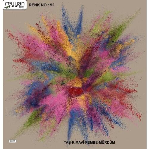 REYYAN SILK OYALIK WRITING (NEW QUALITY)-15347 - RENK-92