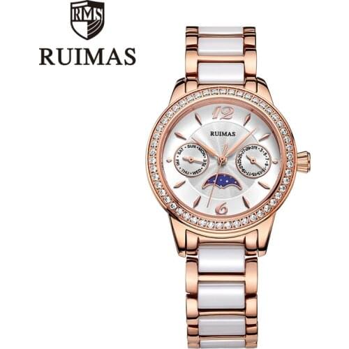 RUIMAS Women's Metal Watch