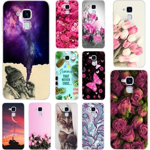 Silicone Case For Huawei Honor 5C Honor 7 Lite Cover Cases Soft TPU Phone Case For Huawei GT3/GR5 Mini NMO-L31 Back Cover Coque