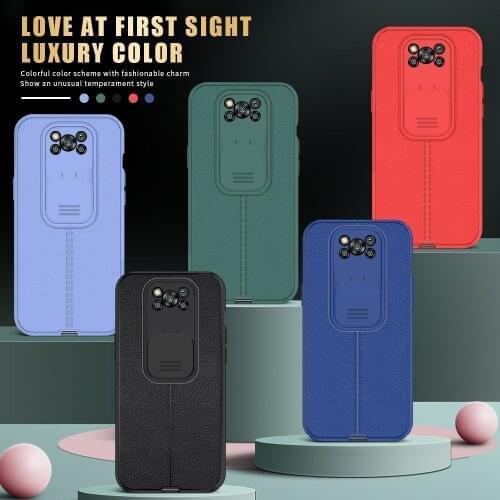 Lychee Pattern Silicone Sofe Cases For Xiaomi Poco X3 Pro NFC On Xiami Xiaome Pocophone X 3 X3Pro X3NFC PokoX3 Protector Back