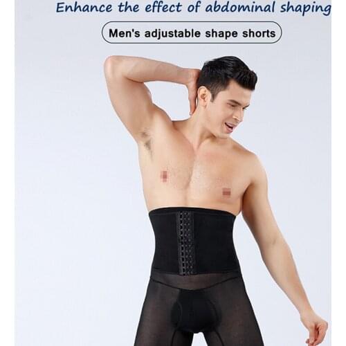 Slimming Breathable Shapers Boxer Brief Body Shaper Shorts For Men Shaping Pants Fitness Boxer Shapewear Butt Lifter Body shorts