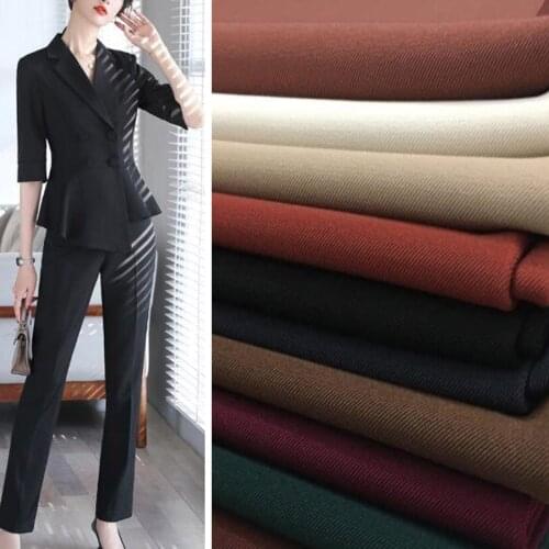 Uniform Suit Coat Trousers Fabric High Quality Dropping Twisted Stretchy Fabric 1 Yard