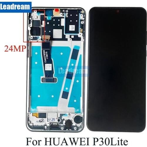 AMOLED LCD Display with Frame Replacement for Huawei P30 Lite/ Nova 4E LCD Touch Screen Digitizer Assembly