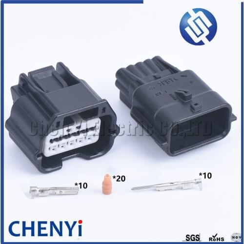 1set Sumitomo 10 pin auto electric plug auto waterproof wiring cable connector 7283-8856-30 7282-8856-30 for Toyota Nissan Honda