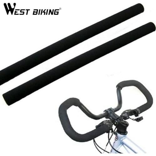 1 Pair Road Bicycle Bike Cycling Skidproof Butterfly Handle Bar Sponge Cover Soft Foam Matte Handlebar Grips Bike Bicycle Grips
