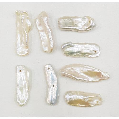 1pc Natural Freshwater Baroque Pearls Irregular Strip Loose Beads for Charms Jewelry Making DIY Bracelet Necklace Accessories