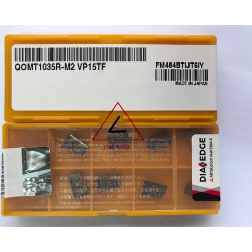 QOMT1035R-M2 VP15TF 10pcs original Mitsubishi milling insert DIAEDGE