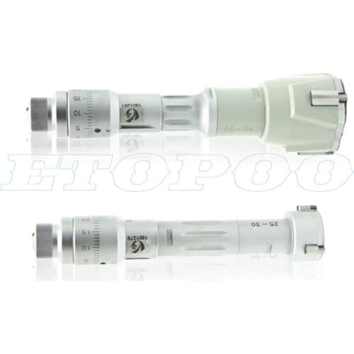 20-25mm 25-30mm 30-40mm 40-50mm 0.001mm Three-point Internal Micrometers Three point inside Micrometer Measurement Tool Gauge