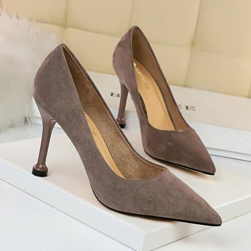 2020 New Women Pumps Lady Shoes High Heels Woman Shoes Pointed Toe Dress Shoes Basic Pumps Women Heels Shoes