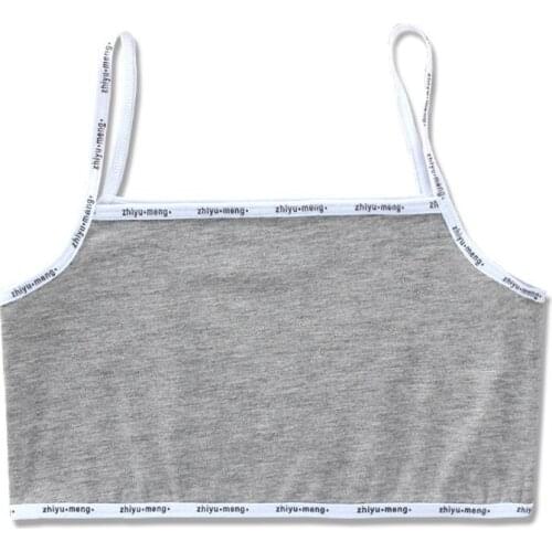 5pcs/lot Children Girl Bra 8-16 Years Cotton Teens Teenage Underwear Summer Kids Vest