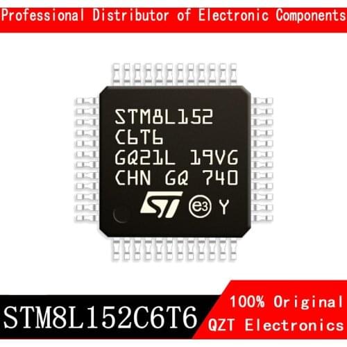 5pcs/lot new original STM8L152C6T6 STM8L152 LQFP-48 microcontroller MCU