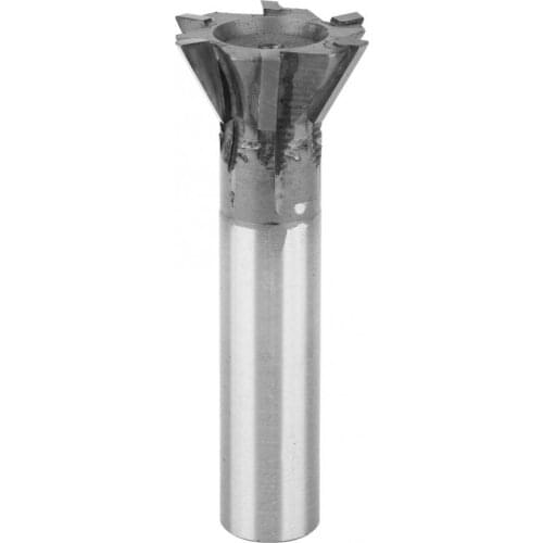 6 Flute Dovetail Groove Milling Cutter Carbide Cemented Straight Shank D40xa60xd20