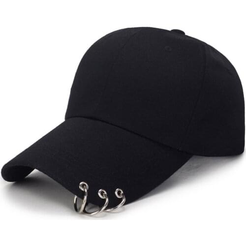 Solid Color Metal Buckle Baseball Cap Women Men Cotton Breathable Adjustable Hip Hop Casual Sun Hat Outdoor