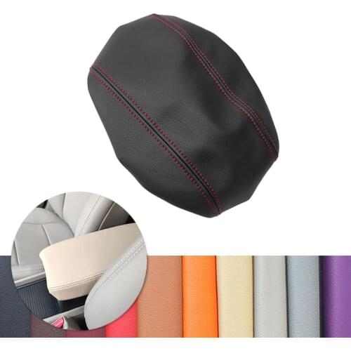 For Honda Civic 8th Gen Sedan 2006 2007 2008 2009 2010 2011 Interior Center Console Armrest Box Cover Microfiber Leather Decor