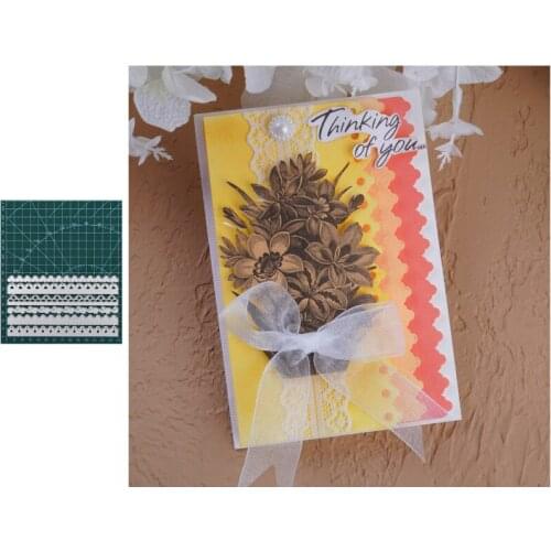 InLoveArts Cutting Dies Metal Dies Layer Lace Edge Die Scrapbooking Album Card Making Embossing Stencil Diecuts Decoration Craft