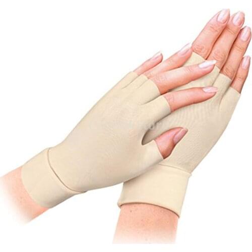 Magnetic Anti Arthritis Health Compression Therapy Gloves Fingerless Glove