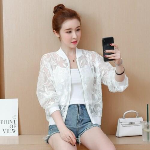 Fashion Autumn Quick Dry Womens Jackets Coats Windbreaker Sun Protection Zipper Thin Summer Women Clothing Bomber Cardigan