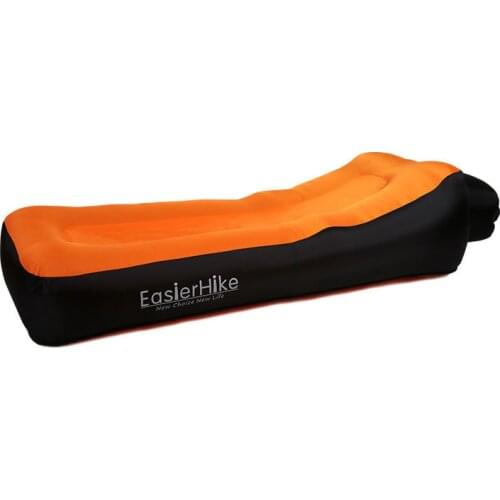 Lazy Sofa Camping Mat Double Layer Thicken Portable Lazy Inflatable Air Cushion Inflatable Sofa Bed Beach Air Bed Mat Has Pillow
