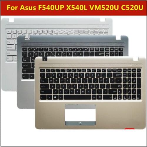 New original For Asus F540UP X540L VM520U C520U R540S FL5700U A540U D540Y keyboard with C shell