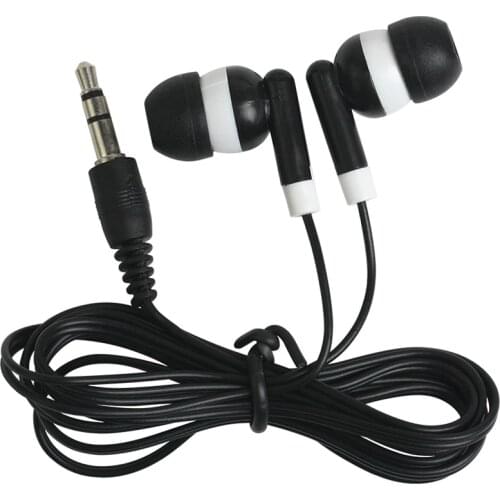 Wholesale 200pcs Disposable Earphones Low Cost for Theatre Corporation Museum School Library,hotel,hospital Gift 6 Colors