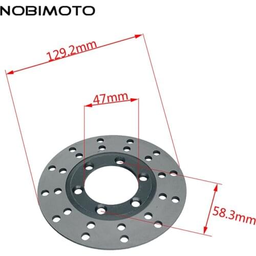130mm ATV Front Brake Disk Rotor 6 Hole Motorcycle Front Brake Disc Rotor For ATV Quad Motorcycle Accessories Spare Parts DS-153