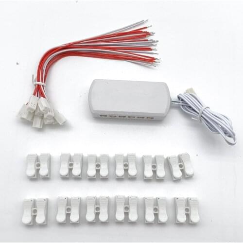 Sand Table Model Scene Lighting System Wiring Led Light Branch Wiring Box Port Share