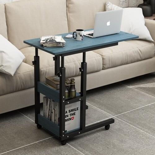 Simple bedside table removable laptop table lazy home bed desk bedroom table sofa side table