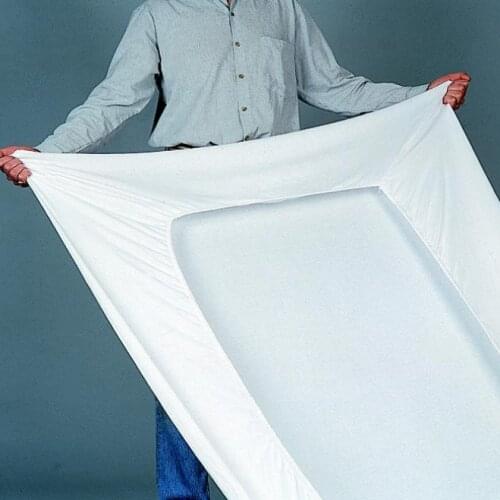 100% Pure French Linen Fitted Sheet Summer Comfortable Cool Bed Sheet Natural Material Antibacterial Bed Cover