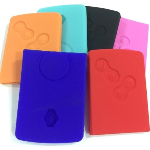 Silicone car key cover For Renault Clio Laguna Megane Scenic Koleos car key