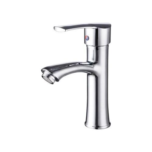 Copper alloy kitchen sink hot and cold water mixing faucet bathroom washbasin faucet creative above counter basin faucet