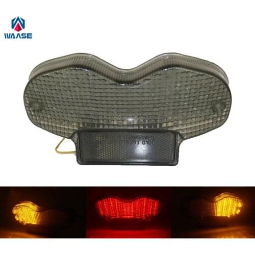 Waase For Suzuki BANDIT 600 GSF600 2000 2001 2002 2003 2004 2005 E-Mark Rear Tail Light Brake Turn Signals Integrated LED Light