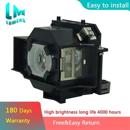 Replacement Projector Lamp for ELPLP34 For EPSON EMP-62 EMP-62C EMP-63 EMP-76C EMP-82 EMP-X3 PowerLite 62C with housing