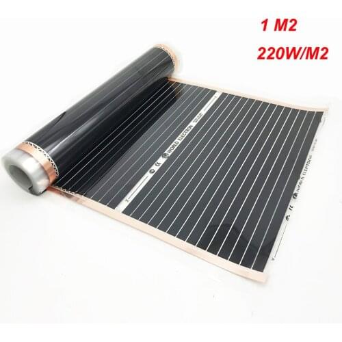 1 Sqm New Infrared Underfloor Heating Floor System Carbon Heating Film for Warming House, Warmth Winter