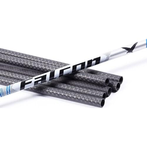 12Pcs Hunting Bow Compound Spine 250 Archery Tag Arrow I.D. 6.2mm 3K Pure Carbon Arrow Shafts