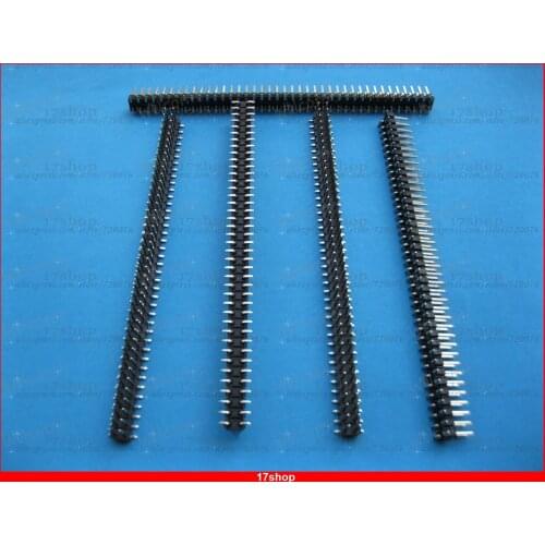 5 pcs SMT SMD 2.54mm 2x40 80pin Breakable Male Pin Header Double Row Strip