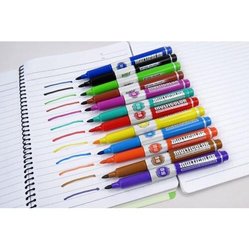 8pc office Erase easily Environmental protection multicolor Whiteboard Marker pen
