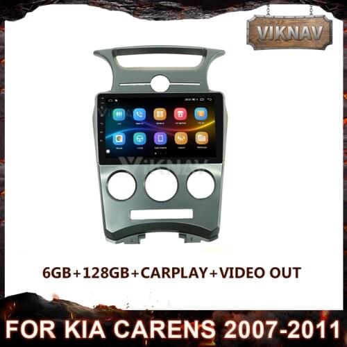 Android 10.0 Car Radio For Kia carens 2007 2008 2009 2010 2011 Multimedia Player Navigation GPS 2 Din Tape Recorder Head Unit