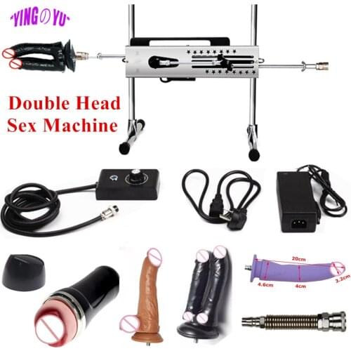 Automatic Sex Machine With 5 Attachment Dildo Retractable Love Gun Machines Anal Anus Sex Toys for Women Couples Men Masturbator