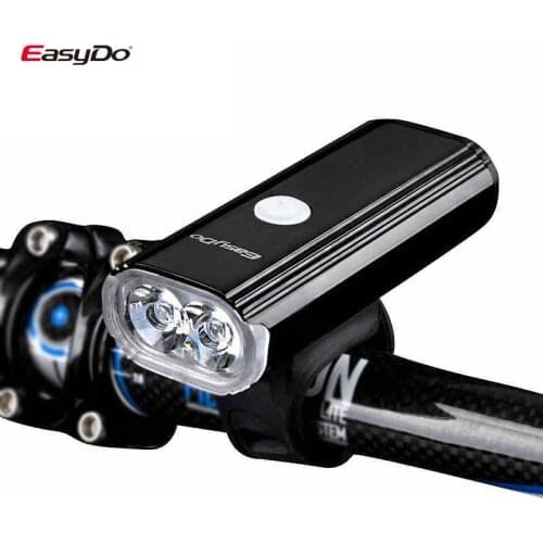 Easydo 1000lumen Bicycle Headlight Dual XGP LED 8 Modes Aluminum Housing 4400mAH Battery Handlebar Front Lamp EL-1110