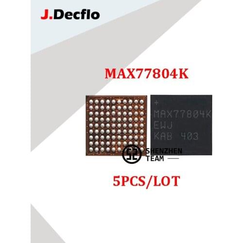 JDecflo 5PCS PMIC MAX77804K MAX77804KEWJ Small Power Supply IC For SAMSUNG S5 I9600 G900F G900H G900P Integrated Circuits