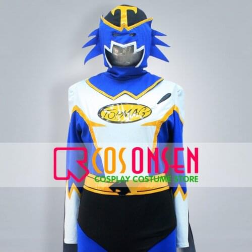 COSPLAYONSEN Tiger and Bunny Kotetsu T. Kaburagi Battle Suit Cosplay Costume All Size