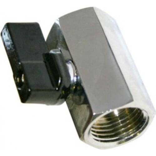 Brass Mini Ball Valve 1/2" 3/8"1/4",1/8" Female BSP Chrome Plated For Air Water Fuel