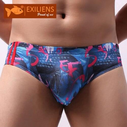 EXILIENS Brand New Men Brief Sexy Mens Briefs Underwear Cueca Masculina Ropa Interior Hombre Gay Calzoncillos Slip Sous M-2XL
