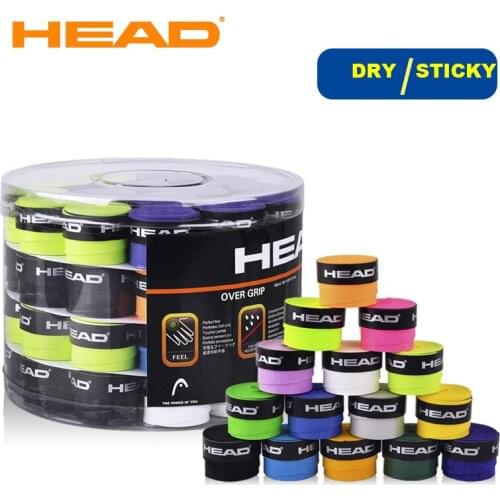10Pcs HEAD Tennis Overgrip Tennis Grip Sweatband Racket Padel Accessories Shock Absorber Raquete De Tennis Badminton Training