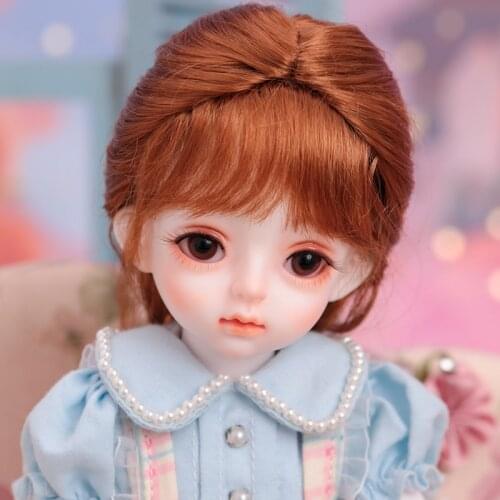New Style Full Set 1/6 BJD Doll Ginger Doll For With Glasss Eyes Baby Girl Birthday Christmas Gift Present