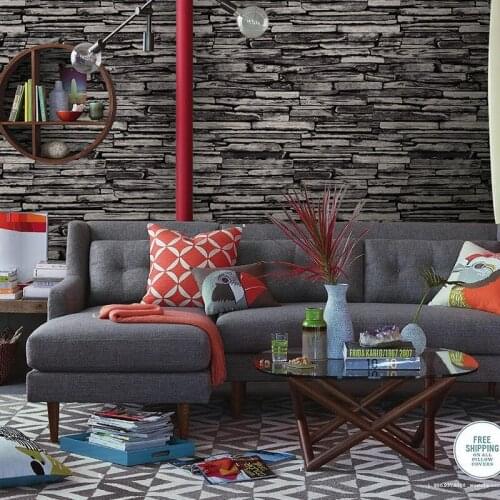 Beibehang Decoration main European retro brick wallpaper nostalgia restaurant restaurant background industrial wind 3d wallpaper