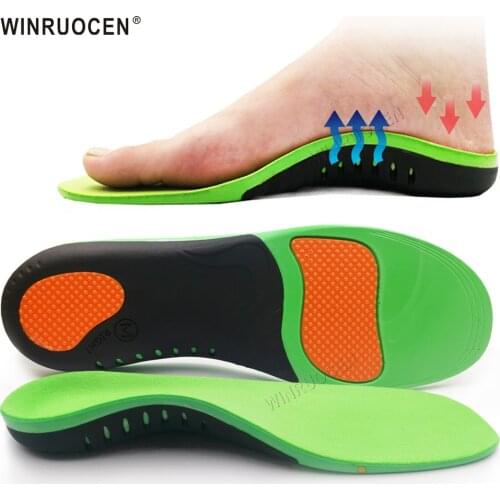 Orthotic Insole High Arch Support Insoles X/O Type Leg Flat Feet Orthopedic Women Men Orthopedic Foot Pain Unisex Dropshipping
