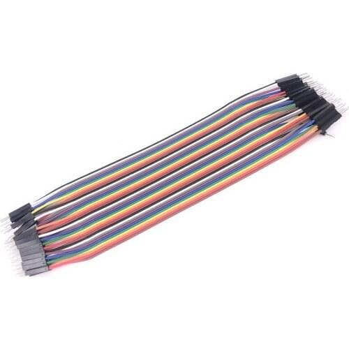 40pcs dupont cable jumper wire dupont line male to male dupont line 20cm 1P diameter:2.54mm SKUGG