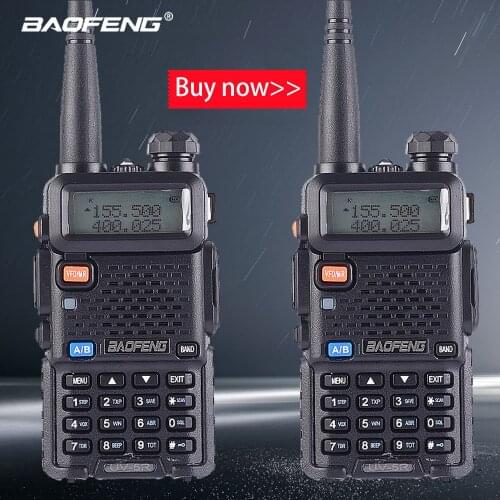 2pcs Baofeng UV-5R 8W True High Power powerful Walkie Talkie long range 10km Dual Band Two Way Radio CB Portable Hunting UV5R